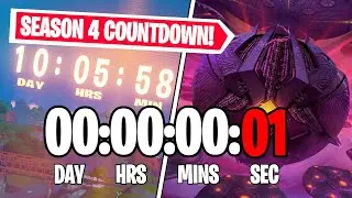 FORTNITE CHAPTER 4 SEASON 4 COUNTDOWN LIVE🔴 24/7 - Rift Event Countdown!