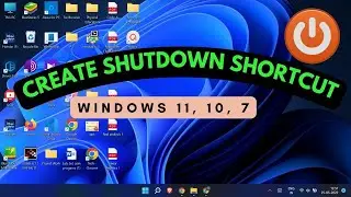 How To Create a Shortcut To Shutdown Computer | Shutdown Shortcut in PC/Laptop | Windows 11, 10, 7