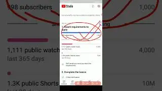Monetization tab is now available on YouTube studio in mobiles #youtubeshorts #youtubeupdate