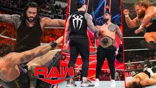 WWE Raw 10 June 2024 - Roman Reigns Helps Jey Uso To Win World Championship , Otis Vs Sami, Drew ?