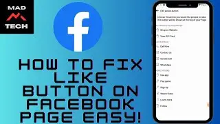 How To Fix Like Button On Facebook Page EASY!