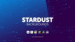 Stardust Backgrounds (After Effects - Premiere Mogrts - 4K MP4)