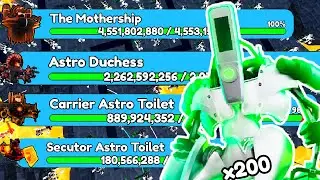 PENCIL MECH vs EVERY BOSS!! (Toilet Tower Defense)