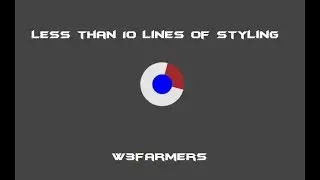 CSS preloader ( loader ) with less than 10 lines of styling....