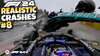 F1 24 REALISTIC CRASHES #8