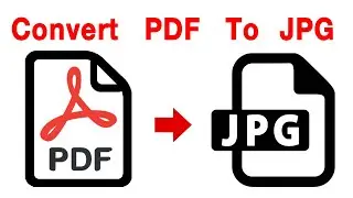 How To Convert PDF To JPG Image Online | Without any Program