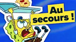 Can SpongeBob deliver the pizza? (Learn French with SpongeBob)