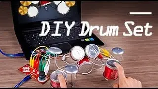 Arduino Projects! How to DIY a Playable Drum Set Using Coke Cans with Magickey