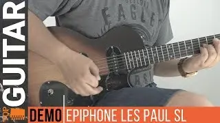 Epiphone Les Paul SL - entry level budet guitar | demo sound, review (no talking)