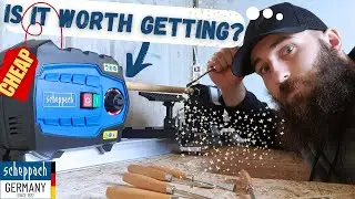 My First Lathe! Are Scheppach Tools Any Good? DM600 VARIO 550W Wood Turning Lathe Review