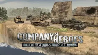 Company of Heroes City On The River 1vs2 Expert [Europe At War mod]