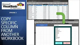 VBA003_Copy Specific Column From Another Workbook using VBA