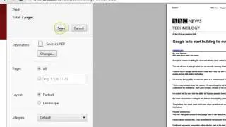 How to Save any WebPage as PDF in Google Chrome without Extension