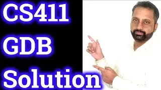 CS411 GDB SOLUTION Spring 2020 || gdb of cs411 correct solution by Abid Farooq Bhutta