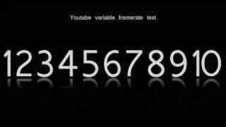 Variable frame rate test