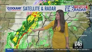 Severe thunderstorms possible Saturday evening