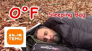 O° F Down Sleeping Bag -- on TEMU --- Kamperbox MummyPod 8000