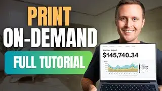 Print On Demand Tutorial For Beginners 2024 (Step by Step)