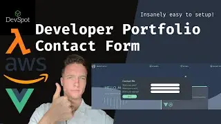 Web Developer Portfolio Contact Form (Vue.js, AWS, Postman)