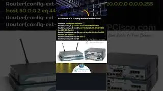 Cisco Extended ACL Configuration Example 1 |  CCNA 200-301 | IPCisco.com 