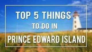 TOP 5 THINGS TO DO IN PRINCE EDWARD ISLAND!