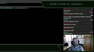 GitHub Actions et conteneurs - stream du 1er octobre 2023