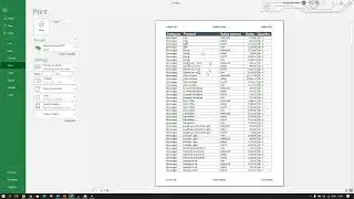 Margins, Scaling and Orientation in Excel