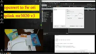 Balikin FW ori tplink mr3020 V3 dari openwrt