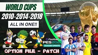 LINK - Super Patch World Cups 10-14-18 All in one - eFootball PES 2021 - Option File PS4-PS5-PC