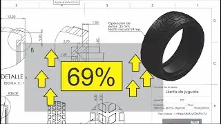 Diseño llanta en SolidWorks para proyecto Arduino