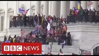 Chaos in Washington as Trump supporters storm Capitol and force lockdown of Congress - BBC News