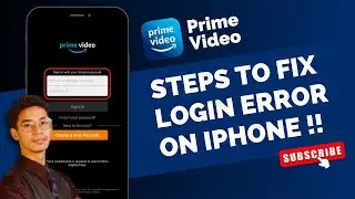 Prime Video - Fix Login Error on iPhone !