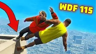 Приколы в GTA 5 | WDF 115 | Как спуститься с крыши?