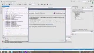 Windows Mobile 8 Development: Registering Phone for development