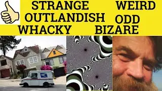 🔵 Strange Odd Weird Bizarre Outlandish Wacky - Strange Odd Weird Bizarre Outlandish Wacky Examples