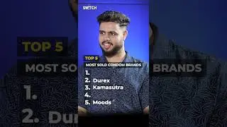 Top 5 most sold CONDOM brands 