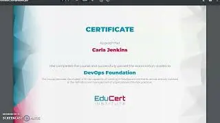 Passed My DevOps Foundation Certification - FIRST DevOps Cert!