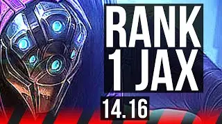 JAX vs MORDEKAISER (TOP) | Rank 1 Jax, 6k comeback, Rank 16 | EUW Challenger | 14.16