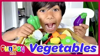 Learn Vegetables Name with Apu | Learning Videos for Toddlers - @FunDayKid