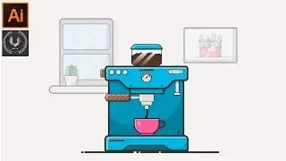 Design Flat Line Icon Tutorial For Adobe Illustrator