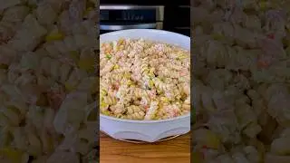 Pasta Ensalada Fria con Atún Tuna Salad Recipe 