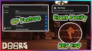 Roblox DOORS Script - Event Notify | Key ESP | Walk Speed & More 2022