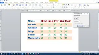 Convert Text to a Table or a Table to Text   Word