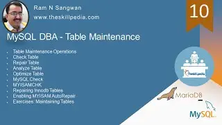 #MySQL DBA Tutorial |  MySQL Table Repair and Maintenance |mysql Check Table|  mysql Repair Table