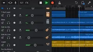 Mixing in GarageBand iOS - Rough Mix (iPhone/iPad) - Complete-a-Song - Episode 13