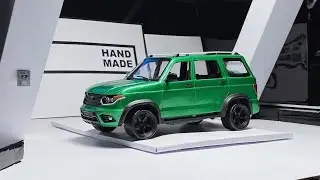 This is how I made my UAZ Patriot from plasticine