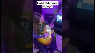 Hotel California solo cover🎸 