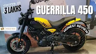 Royal Enfield Guerrilla 450  Ride Review. RE ki racing bike😍😬🚲👌👌