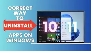 How To Uninstall Apps On Windows 10 & Windows 11 | Uninstall Programs In Windows 11 & Windows 10