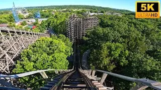 Boss POV 5K INFAMOUS Wooden Coaster Six Flags St. Louis Eureka, MO